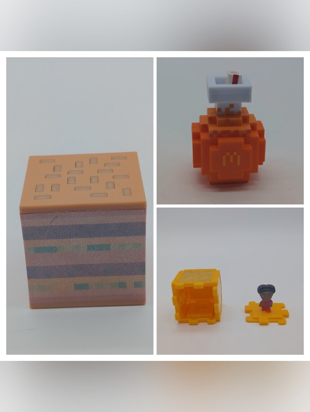 McDonald's Minecraft Movie Toys 2025 Set Of 3